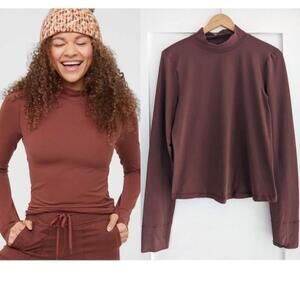 NEW OFFLINE By Aerie | Real Me Xtra Long Sleeve Mock Neck T-Shirt